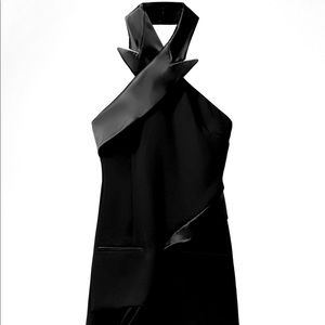 NWT Zara Studio Tuxedo Dress * limited edition